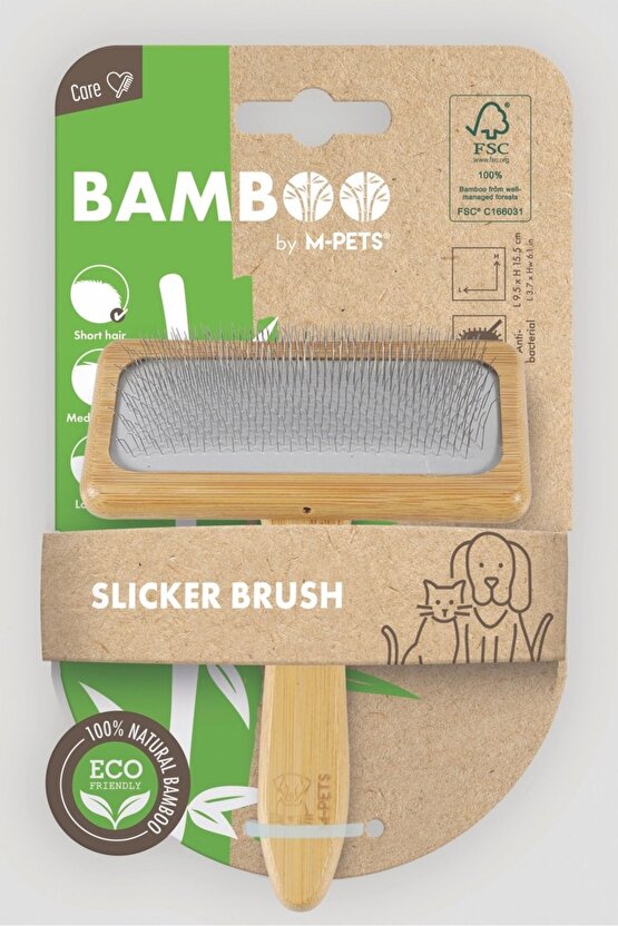 Bamboo Ince Telli Fırça (M)