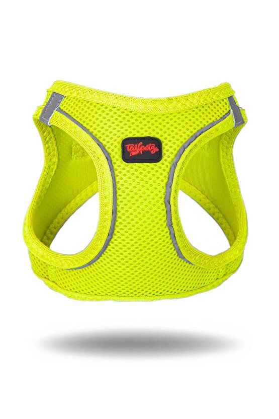 Air Mesh Neon Sarı Göğüs Tasması Xl