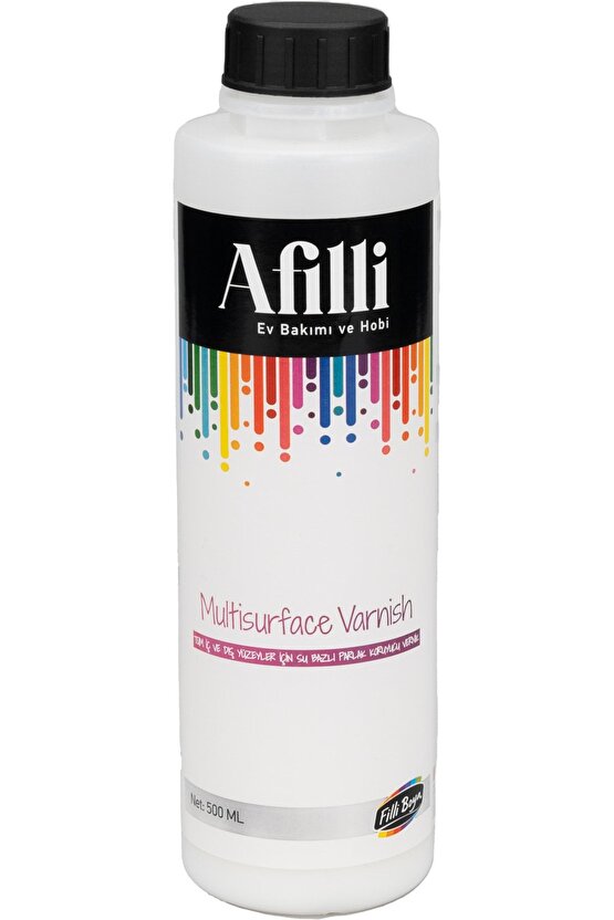 Afilli Multisurface Varnish 500 ml Şeffaf