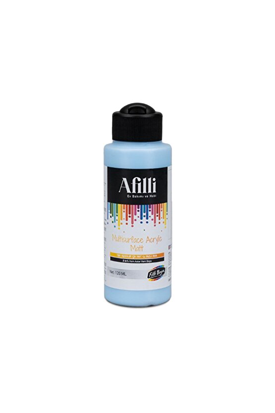 Afilli Multisurface Akrilik Mat 120 ml Beyaz