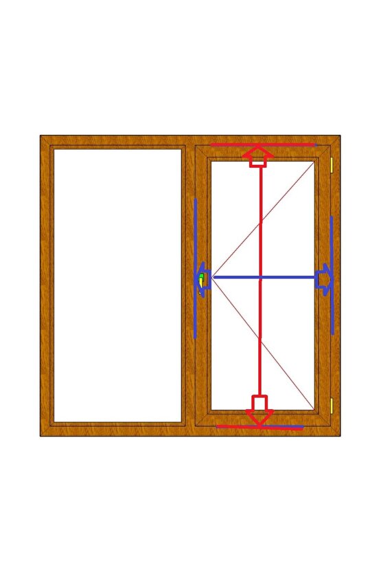 pileli plise sineklik 60x120