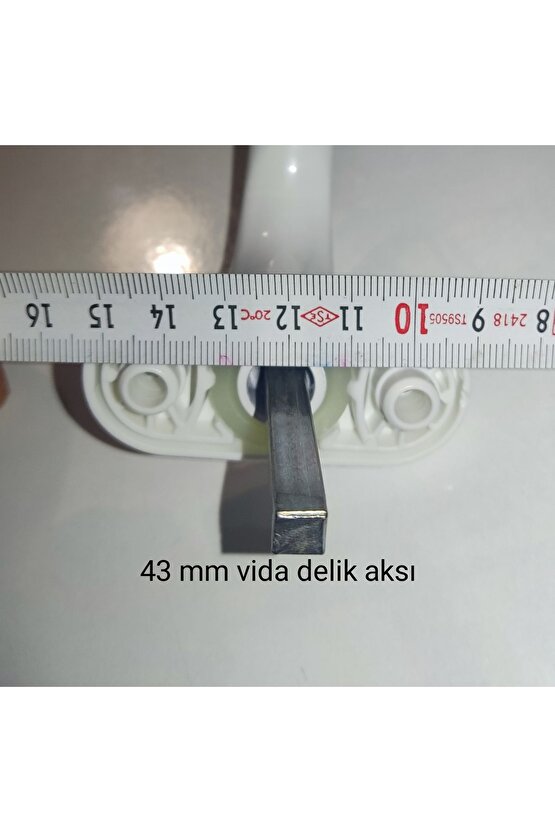2 Adet Beyaz Pencere Kolu Alüminyum. Yerli Üretim. Kayapen Marka. 124 gram  Adet