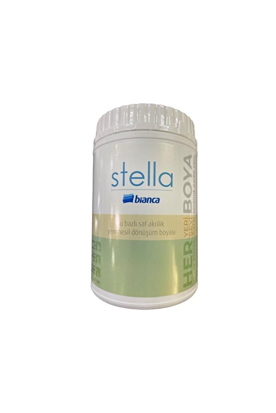 Bianca Stella 0101 Beyaz Su Bazlı Saf Akrilik Boya 0,5 Litre