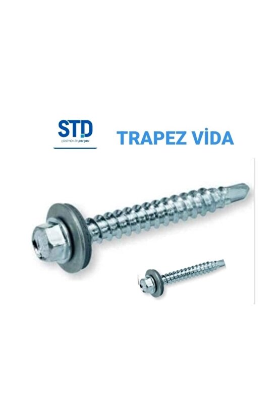 Trapez Vida Matkap Uclu Çatı Vidası 5,5x25 Smnts C440 ** 10 Adet