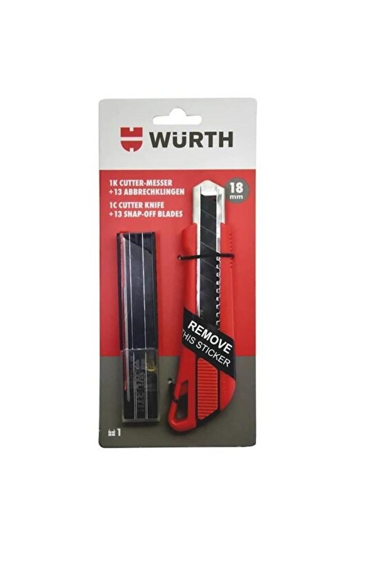 Falçata Seti 18 Mm (1 FALÇATA-13 BIÇAK)