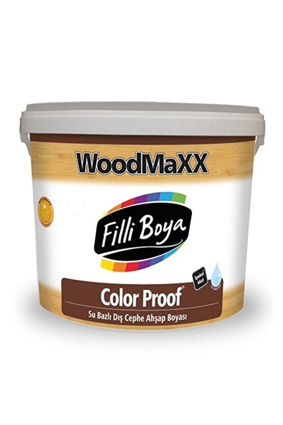 Woodmaxx® Color Prof Su Bazlı Dış Cephe Ahşap Boyası 2,5 Lt