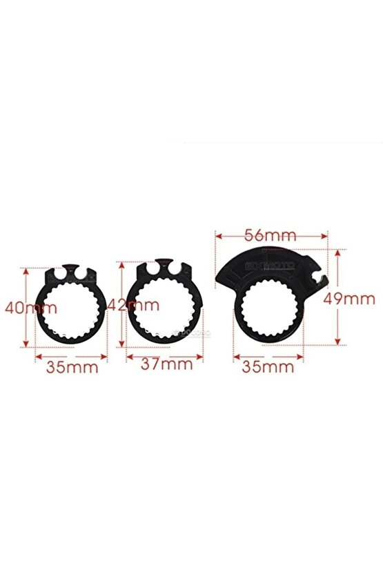 Yamaha R25 Mt07 R6 Ybr 125 Elcik Baracuda Elcik Takımı Kırmızı Uyumlu