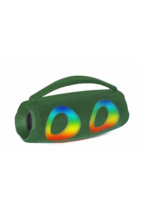 B20 BLUETOOTH SPEAKER ŞARJLI TAŞINABİLİR LED IŞIKLI KABLOSUZ HOPARLÖR SD KART USB AUX GİRİŞLİ