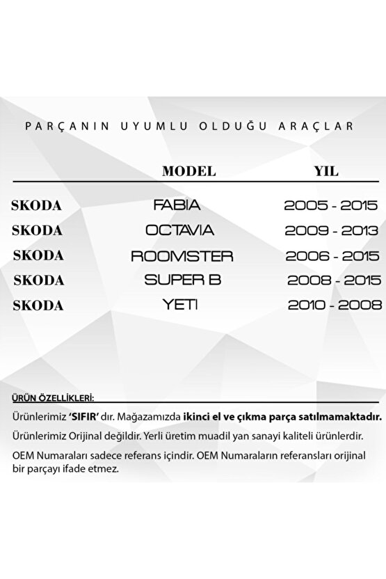Volkswagen, Seat, Skoda, Audi Için Far Yıkama Aparatı
