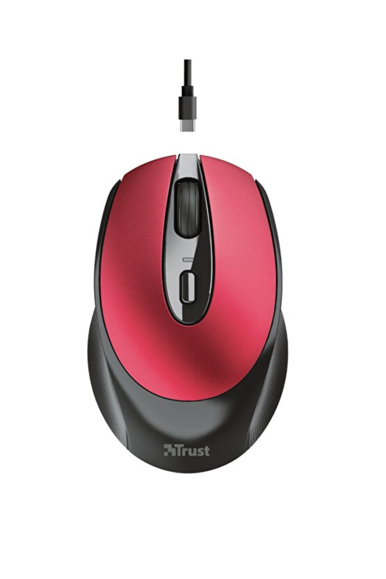24019 Zaya Wrl Rchrgable Mouse-kırmızı