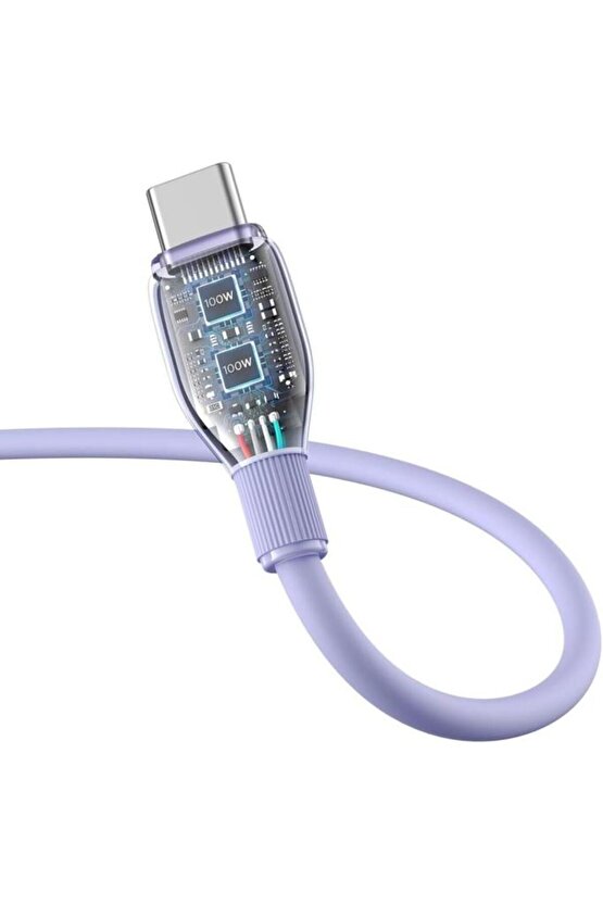 Pudding Serisi Süper Hızlı Şarj Ve Data Kablosu Type-c - Type-c 100w, 1.2m