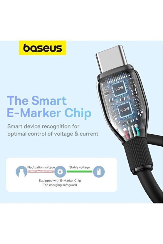 Pudding Serisi Süper Hızlı Şarj Ve Data Kablosu Type-c - Type-c 100w, 1.2m