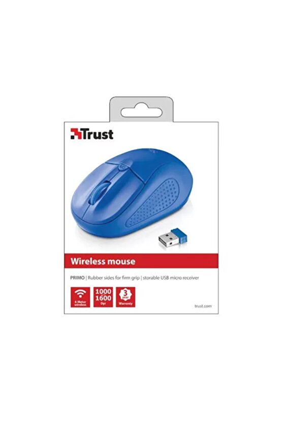 Primo 20786 Kablosuz Mavi Mouse (210098004)