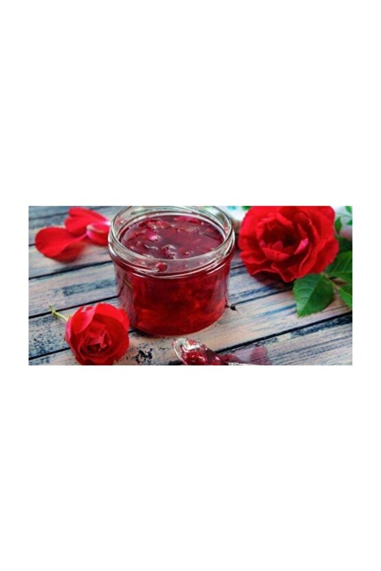 Gül Reçeli Cam Kavanoz 380 Gr,gül