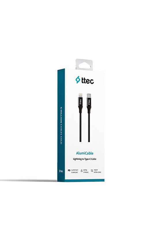Alumicable Typec Lightning Hızlı Şarj Kablosu 150cm,altın
