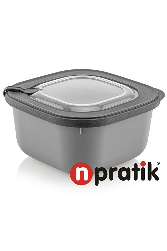 Elegant Storage Box Saklama kabı seti 3 parça vakumlu kapak mikrodalga ve buzdolabına uygun renkli