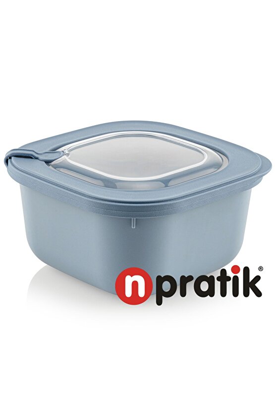 Elegant Storage Box Saklama kabı seti 3 parça vakumlu kapak mikrodalga ve buzdolabına uygun renkli