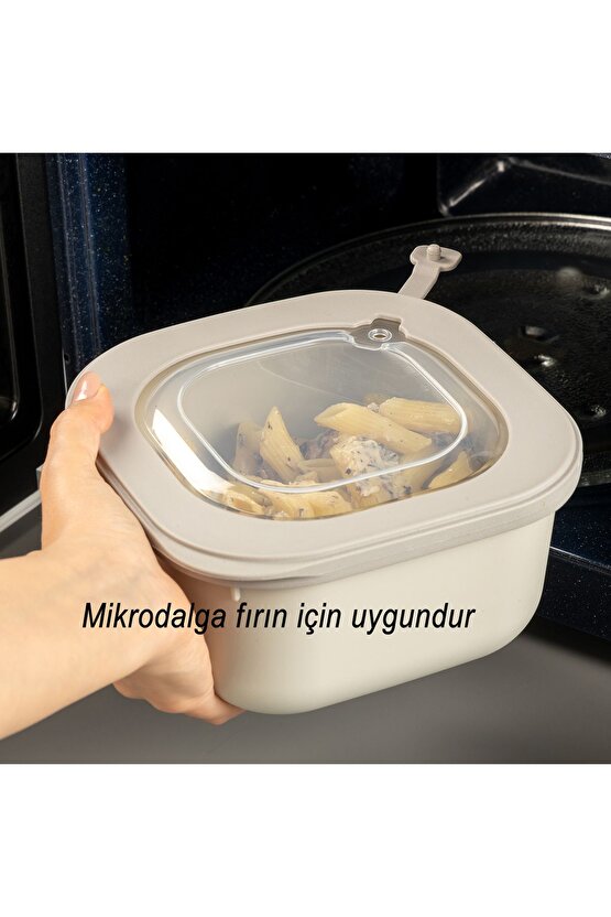 Elegant Storage Box Saklama kabı seti 3 parça vakumlu kapak mikrodalga ve buzdolabına uygun renkli
