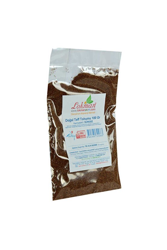 Doğal Teff Tohumu 100 gr Paket