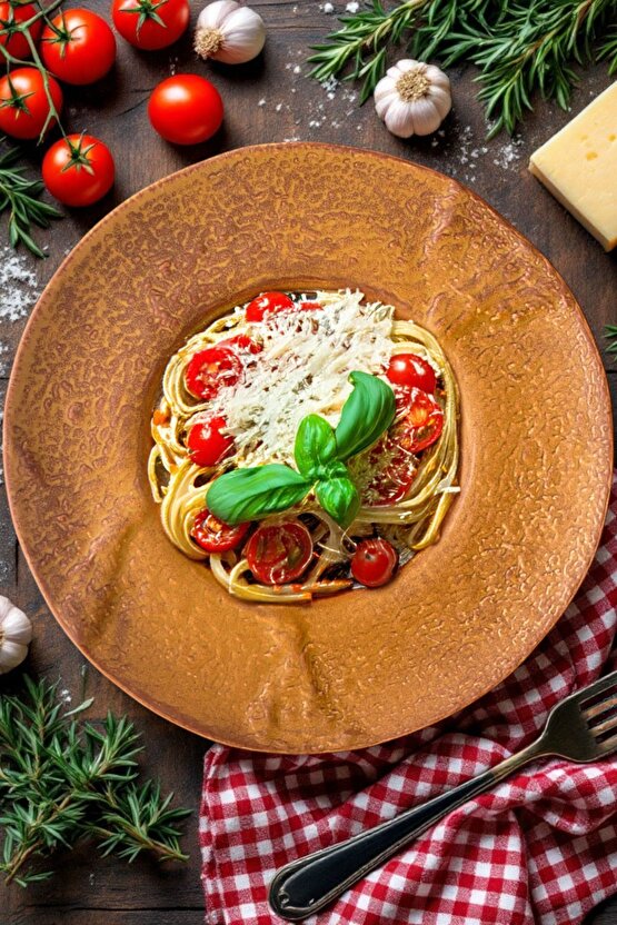 Ruw Savana 24cm Porselen Makarna Tabağı ve Salata Tabağı