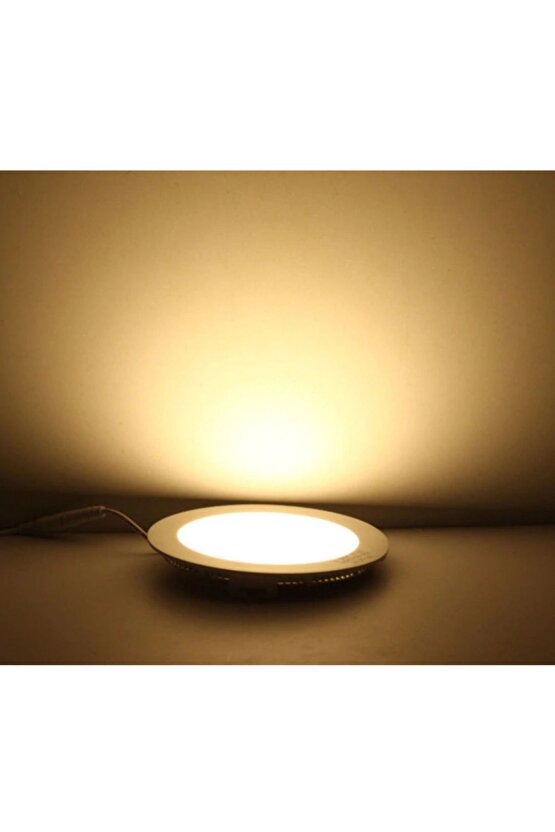 Ap01-01200 12w Yuvarlak Sıva Altı Led Panel 3000k Günışığı