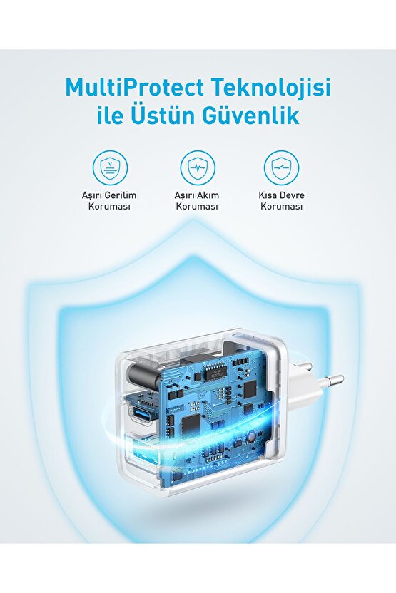 312 Hızlı Şarj Cihazı (2-PORT, 20W) - A2348