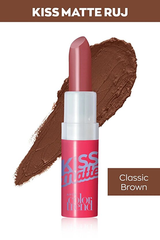 Color Trend Kiss Mat Ruj Cranberry Glam