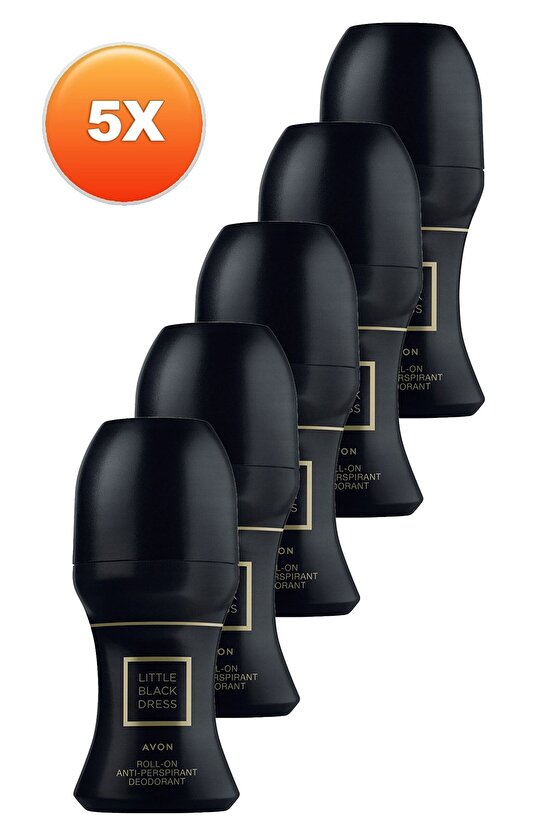 Little Black Dress Kadın Rollon 50 Ml. Beşli Set