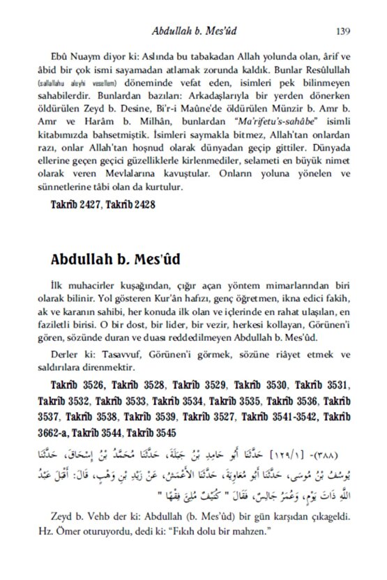 Hilyetul Evliya Ve Tabakatul Asfiyâ Ebû Nuaym Ahmed B. Abdullah El-isbehânî Ocak Yayıncılık