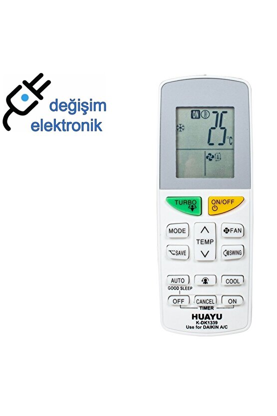 Daikin Arc480a1 Uyumlu Klima Kumandası