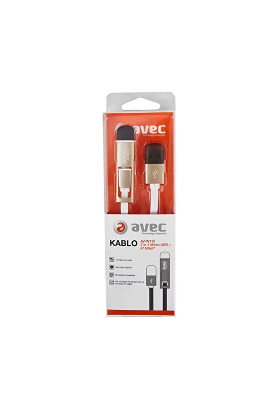 Avw118 Usbmıcro Usb Ip56 1m Kablo