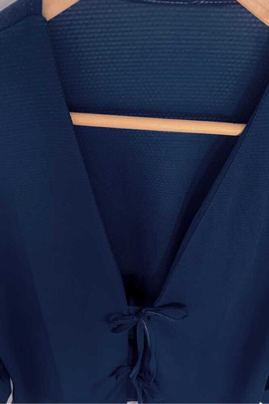 Önü Bağlamalı Kimono Tunik