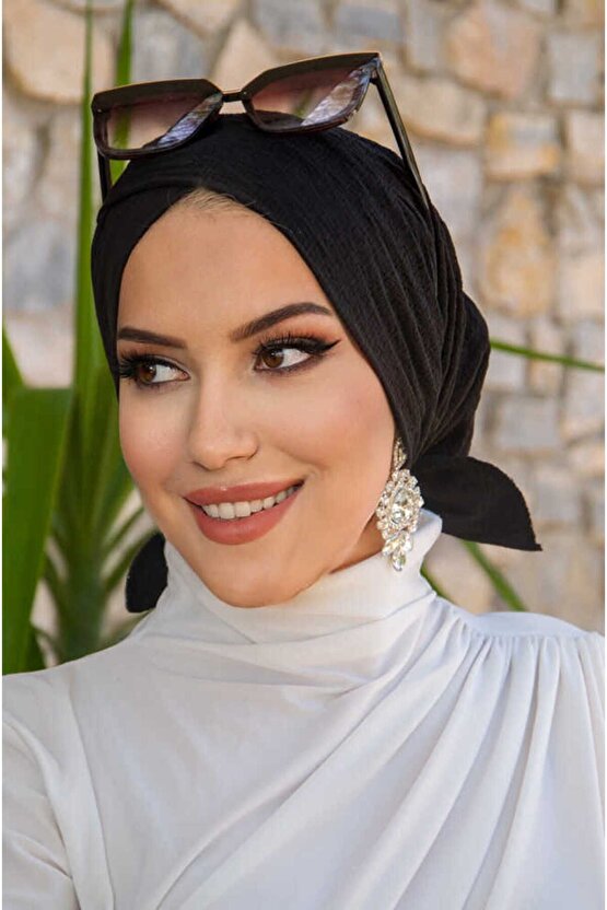 Siyah Çapraz Bone