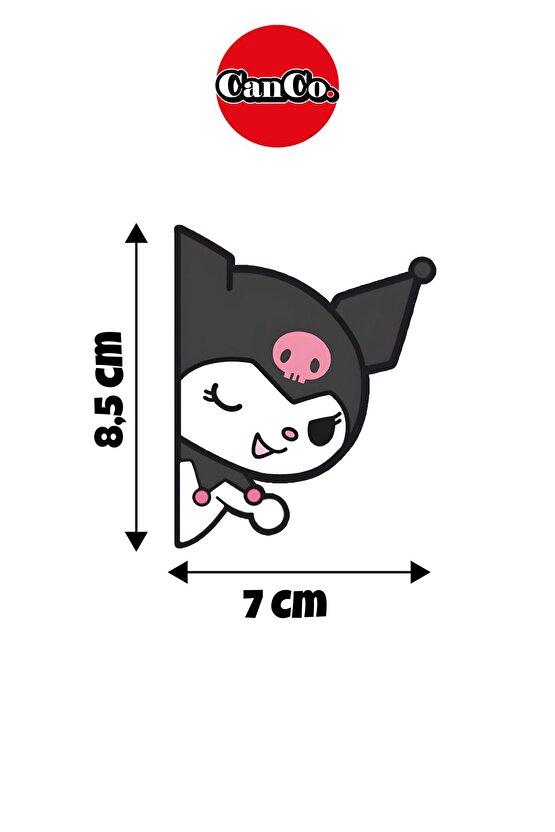 Hello Kitty Kuromi My Melody Set Su Geçirmez Yüksek Çözünürlüklü Lamba Priz Ev Dekorasyon Sticker
