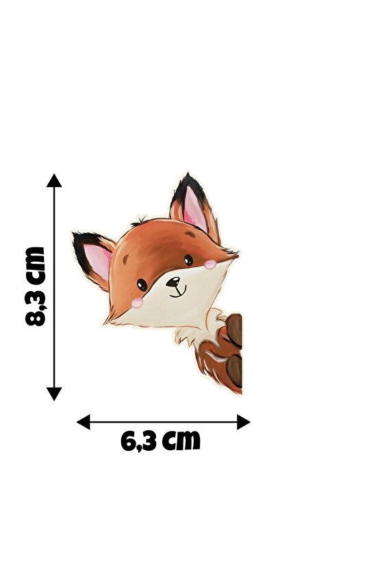 Safari Hayvanlar Sticker Su Geçirmez Yüksek Çözününürlüklü Lamba Priz Duvar Dolap Oda Sticker