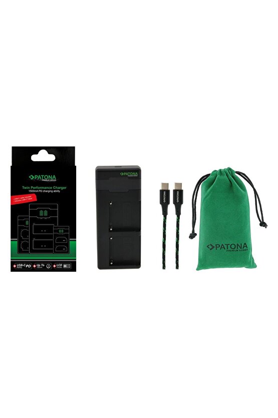 Premium Twin Performance Pd Şarj Aleti PD20W Adaptör Ile Nikon EN-EL15 Serisi Için