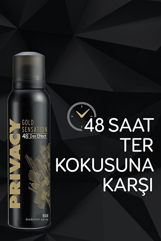 Gold Men Erkek Deodorant 3x150ml