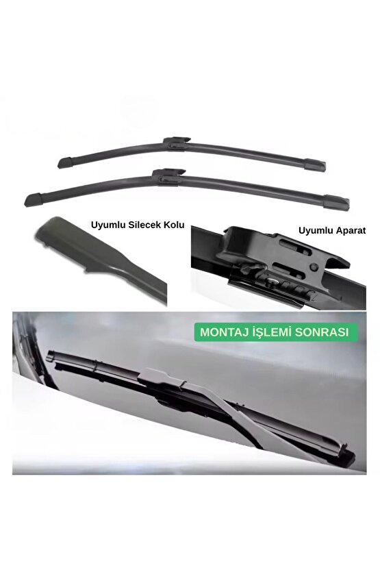 Renault Clio 5 2019 Sonrası Araca Özel Ön Silecek Takımı