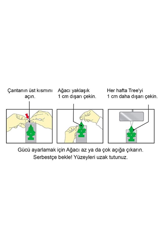 Amerikan Bayraklı Vanilla Pride Oto Kokusu 3 Adet