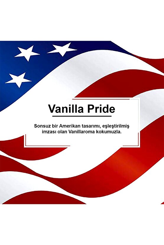 Amerikan Bayraklı Vanilla Pride Oto Kokusu 3 Adet