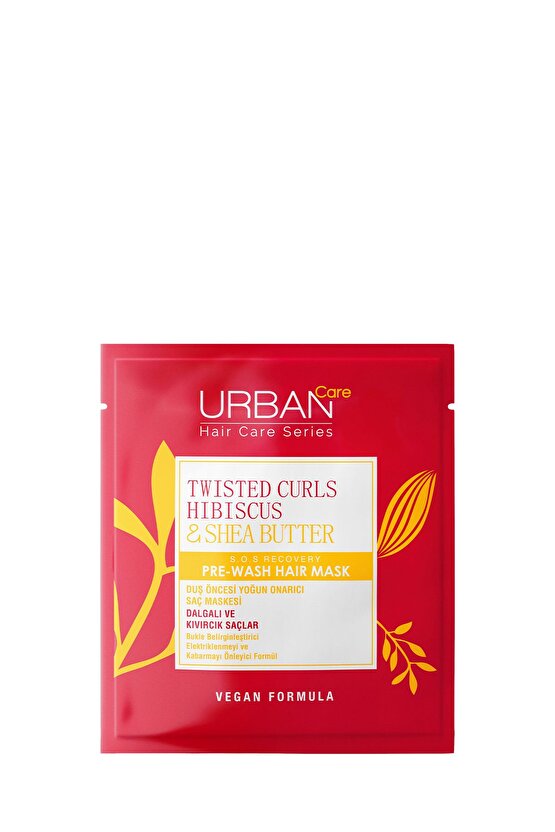 Hibiscus&shea Butter Kıvırcık Ve Dalgalı Saçlar Duş Öncesi Saç Bakım Maskesi 50ml-vegan