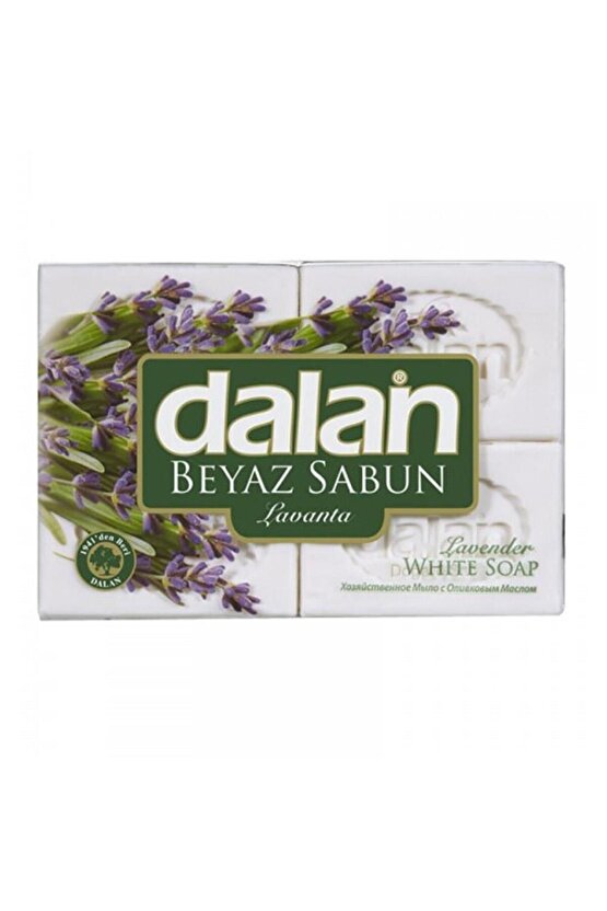 Geleneksel Saf Beyaz Sabun Lavanta 150x4=600 gr
