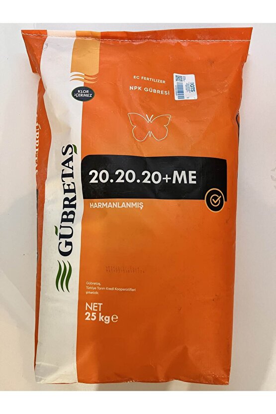 20‑20‑20 Me – 25 kg | Suda Çözünür Npk Iz Element Gübre