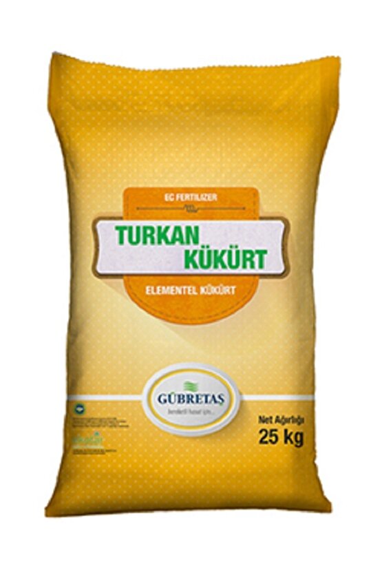 Tarım Kükürdü Sarı Toz Kükürt Zirai Kükürt 25 Kg