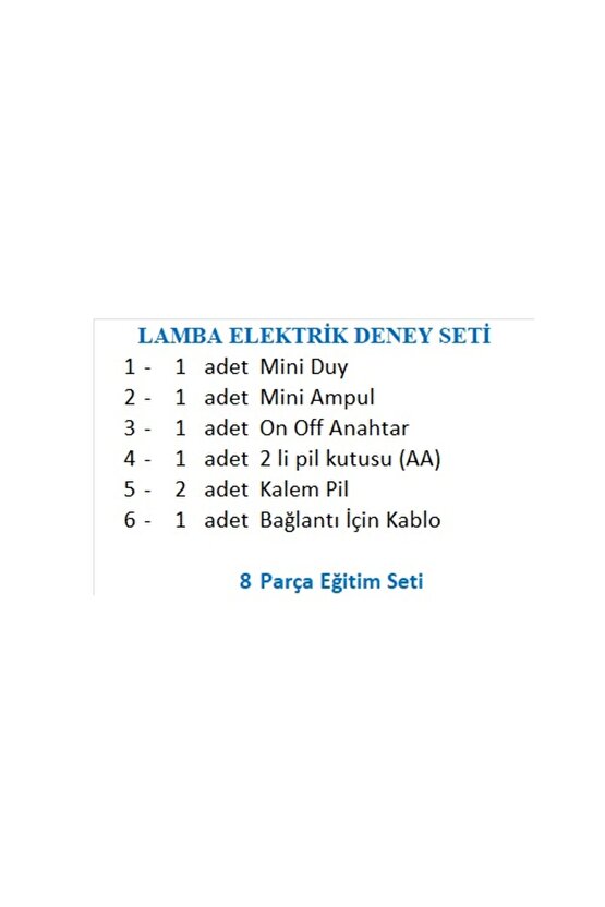 LAMBA ELEKTRİK DENEY SETİ