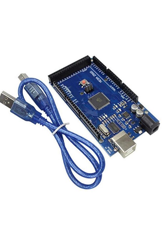 Arduino MEGA 2560 R3 Klon + USB Kablo - (USB Chip CH340)
