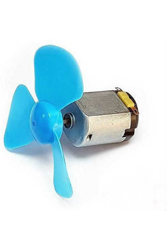 10 Adet Dc Motor Deney Motoru + 10 Adet Pervane