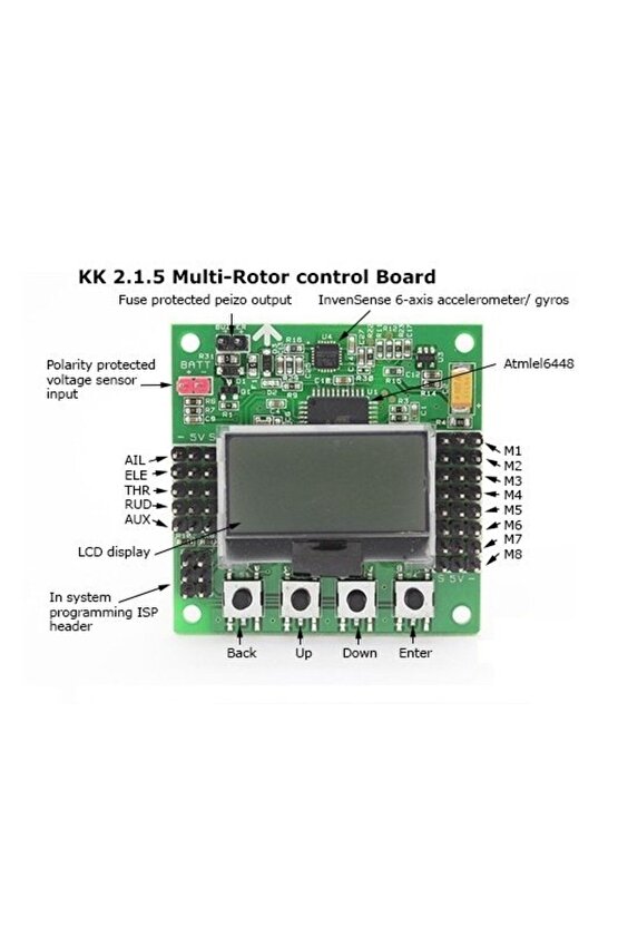 Kk2 Ekranlı Uçuş Kontrol Kartı Kk2.1.5