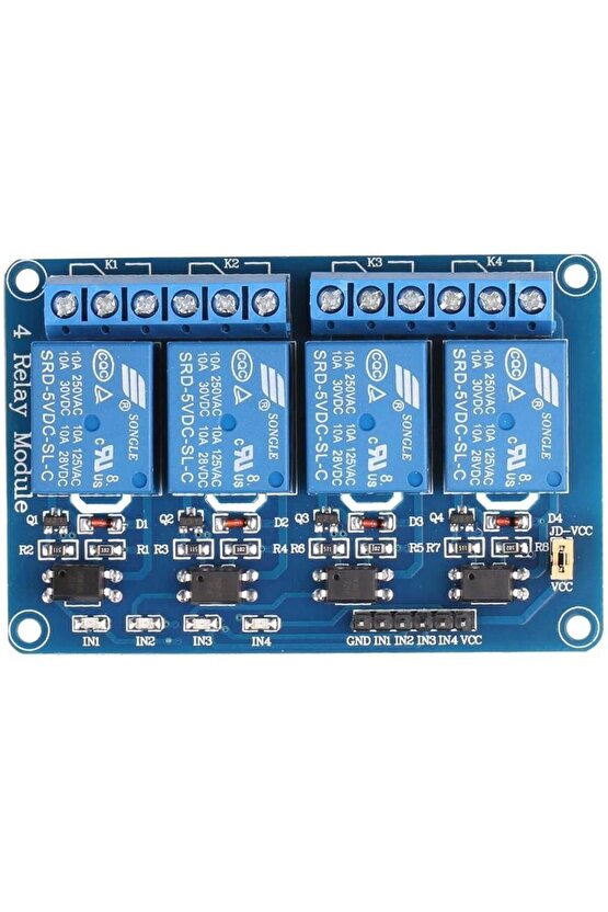 12v Röle Modülü 4 Kanal (4 Lü)