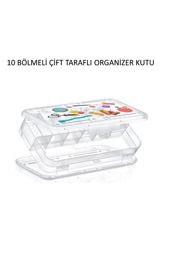 Çift Taraflı Organizer Malzeme Kutusu